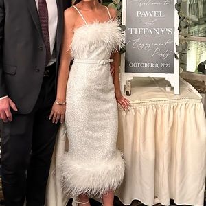 Nadine Merabi KATIE WHITE DRESS